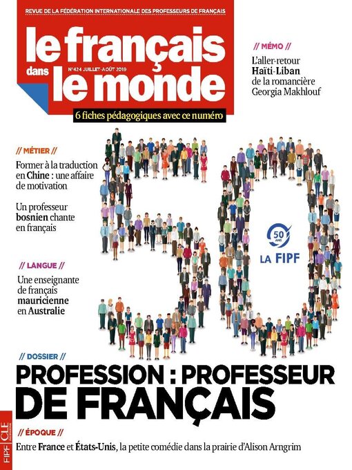 Title details for Le français dans le monde by SEJER - Available